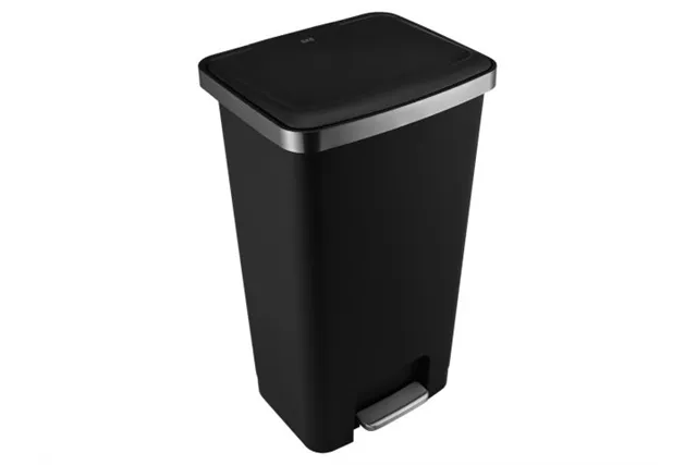 Kosz pedałowy HANA, pojemność 45 l, tworzywo sztuczne, czarny
 Merida KJC416
