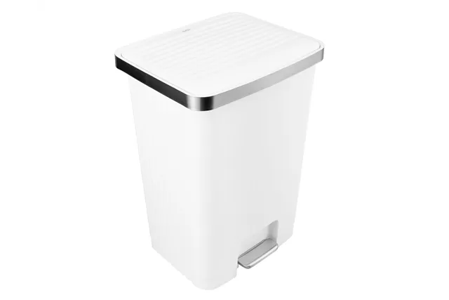 Kosz pedałowy HANA, pojemność 70 l, tworzywo sztuczne, biały
 Merida KJB417