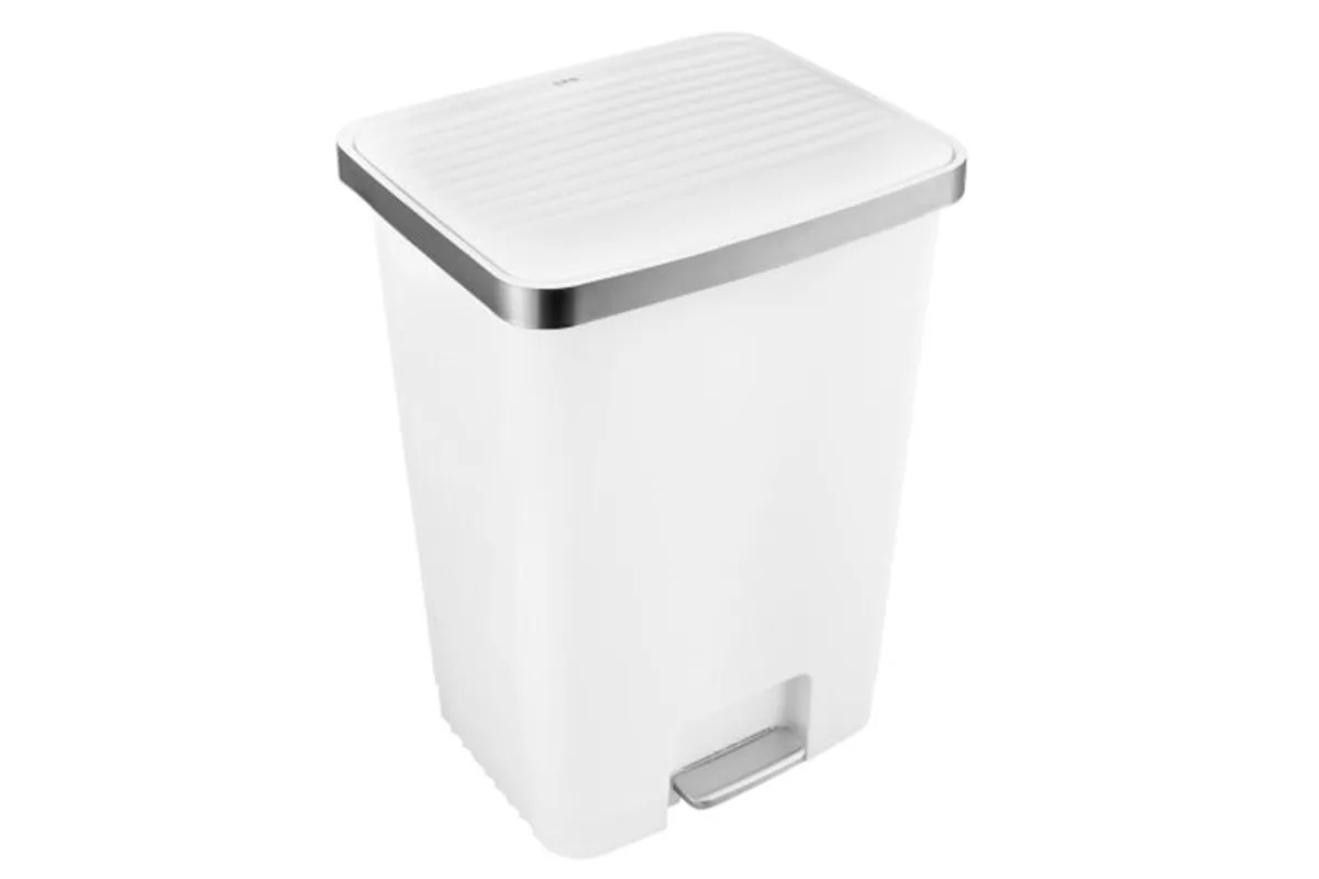 Kosz pedałowy HANA, pojemność 70 l, tworzywo sztuczne, biały
 Merida KJB417