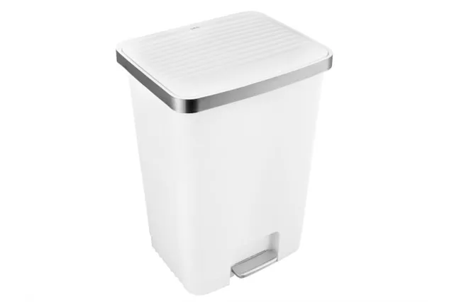 Kosz pedałowy HANA, pojemność 70 l, tworzywo sztuczne, biały
 Merida KJB417