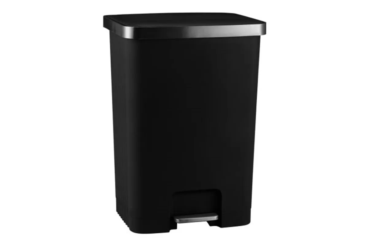 Kosz pedałowy HANA, pojemność 70 l, tworzywo sztuczne, czarny
 Merida KJC417