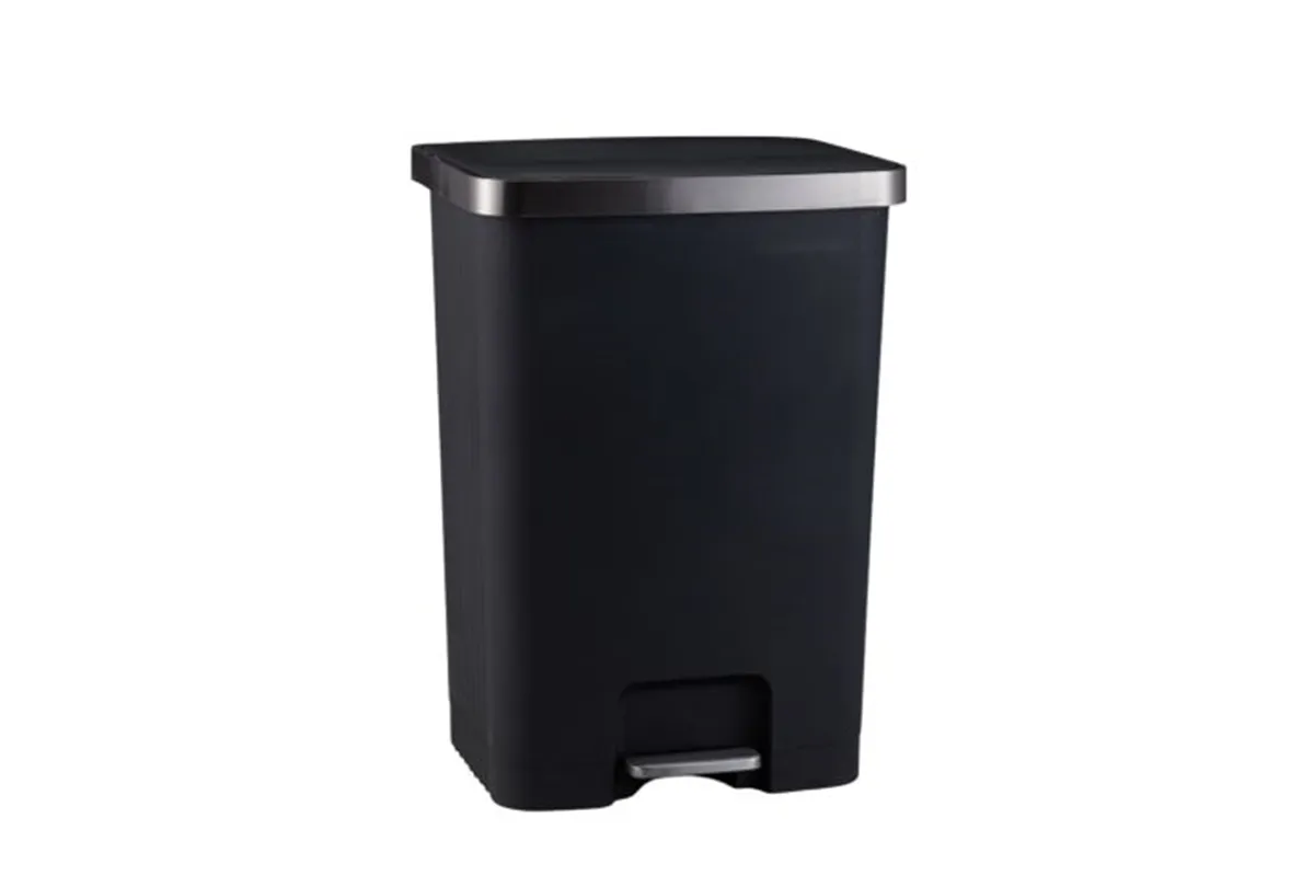 Kosz pedałowy HANA, pojemność 70 l, tworzywo sztuczne, czarny
 Merida KJC417