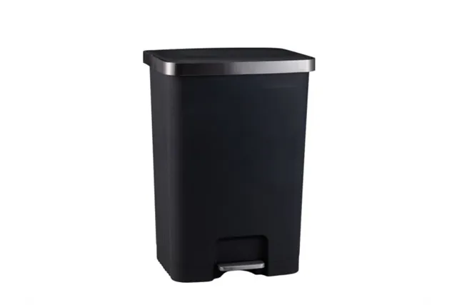 Kosz pedałowy HANA, pojemność 70 l, tworzywo sztuczne, czarny
 Merida KJC417