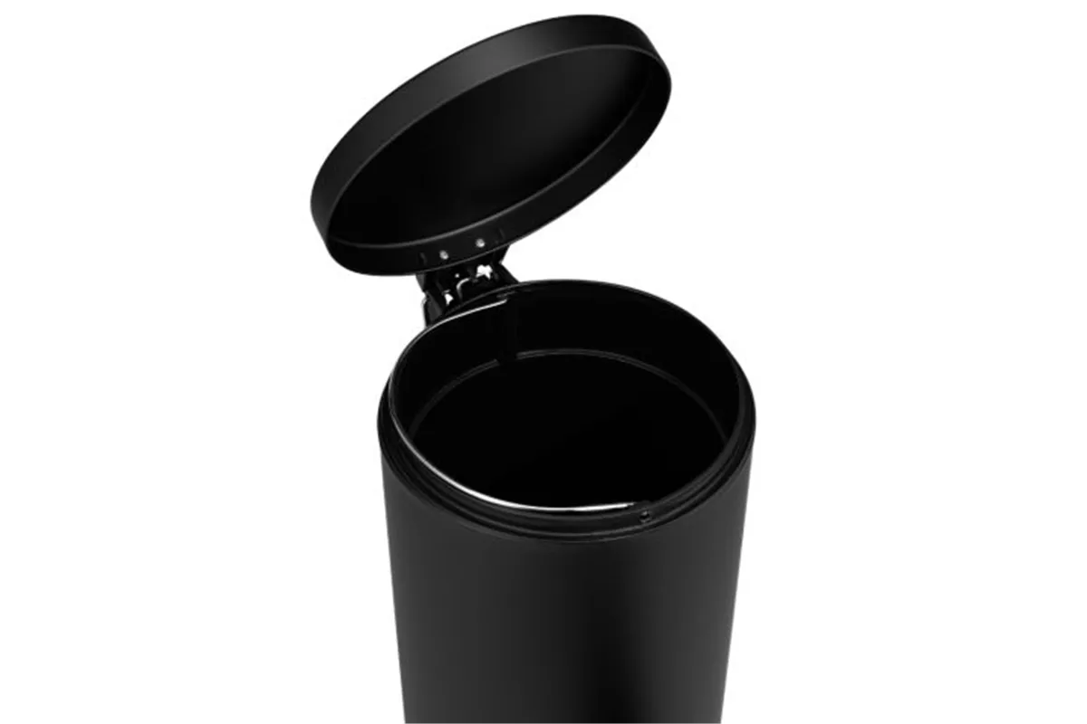 KOSZ PEDAŁOWY KLASIK, POJEMNOŚĆ 12 L, METALOWY, CZARNY MATOWY
 Merida KIC410