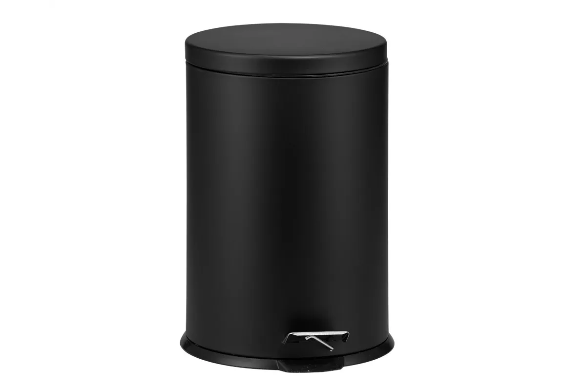 KOSZ PEDAŁOWY KLASIK, POJEMNOŚĆ 20 L, METALOWY, CZARNY MATOWY
 Merida KIC411