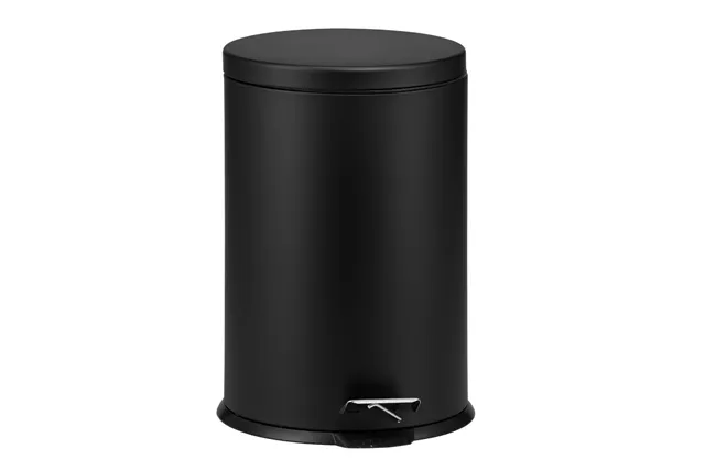 KOSZ PEDAŁOWY KLASIK, POJEMNOŚĆ 20 L, METALOWY, CZARNY MATOWY
 Merida KIC411