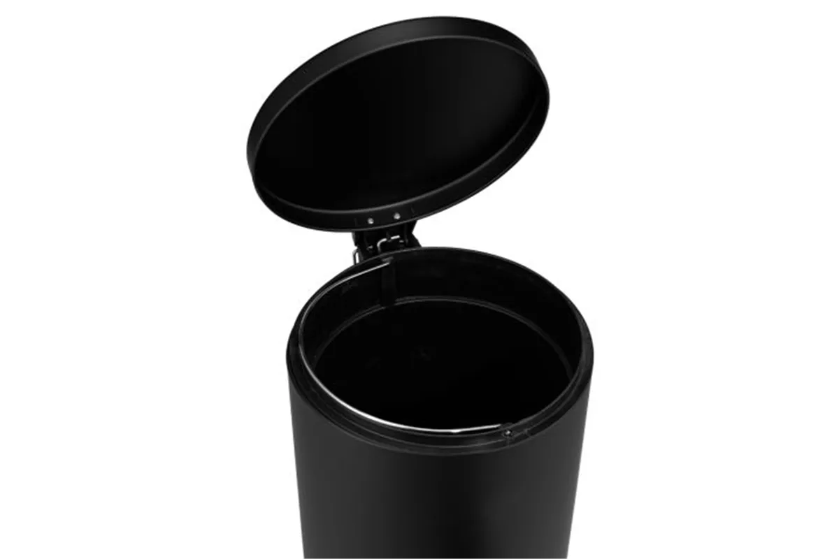 KOSZ PEDAŁOWY KLASIK, POJEMNOŚĆ 20 L, METALOWY, CZARNY MATOWY
 Merida KIC411