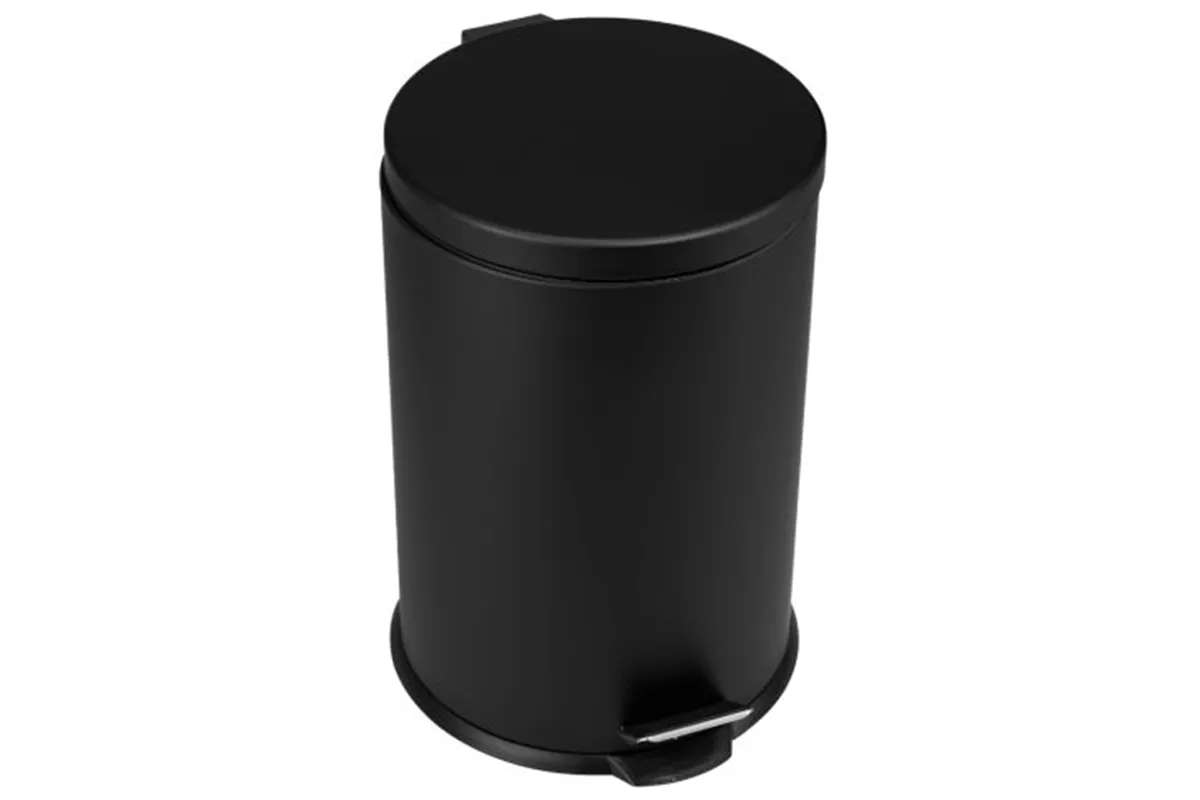 KOSZ PEDAŁOWY KLASIK, POJEMNOŚĆ 20 L, METALOWY, CZARNY MATOWY
 Merida KIC411