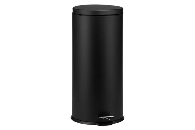 KOSZ PEDAŁOWY KLASIK, POJEMNOŚĆ 30 L, METALOWY, CZARNY MATOWY
 Merida KIC412