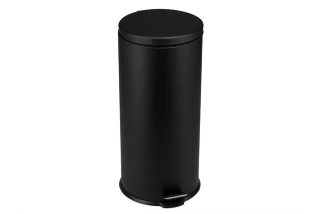 KOSZ PEDAŁOWY KLASIK, POJEMNOŚĆ 30 L, METALOWY, CZARNY MATOWY
 Merida KIC412