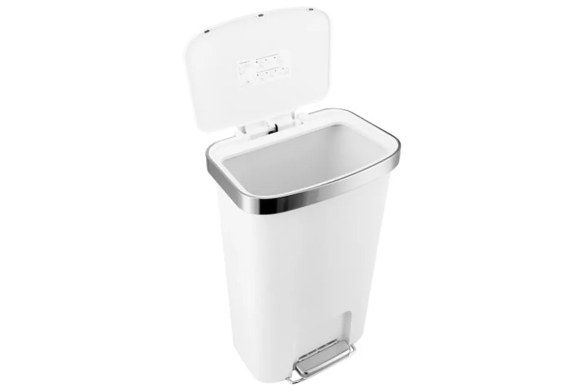 Kosz pedałowy MERIDA ECO PAPER, pojemność 50 l, tworzywo sztuczne, biały
 Merida KJB410