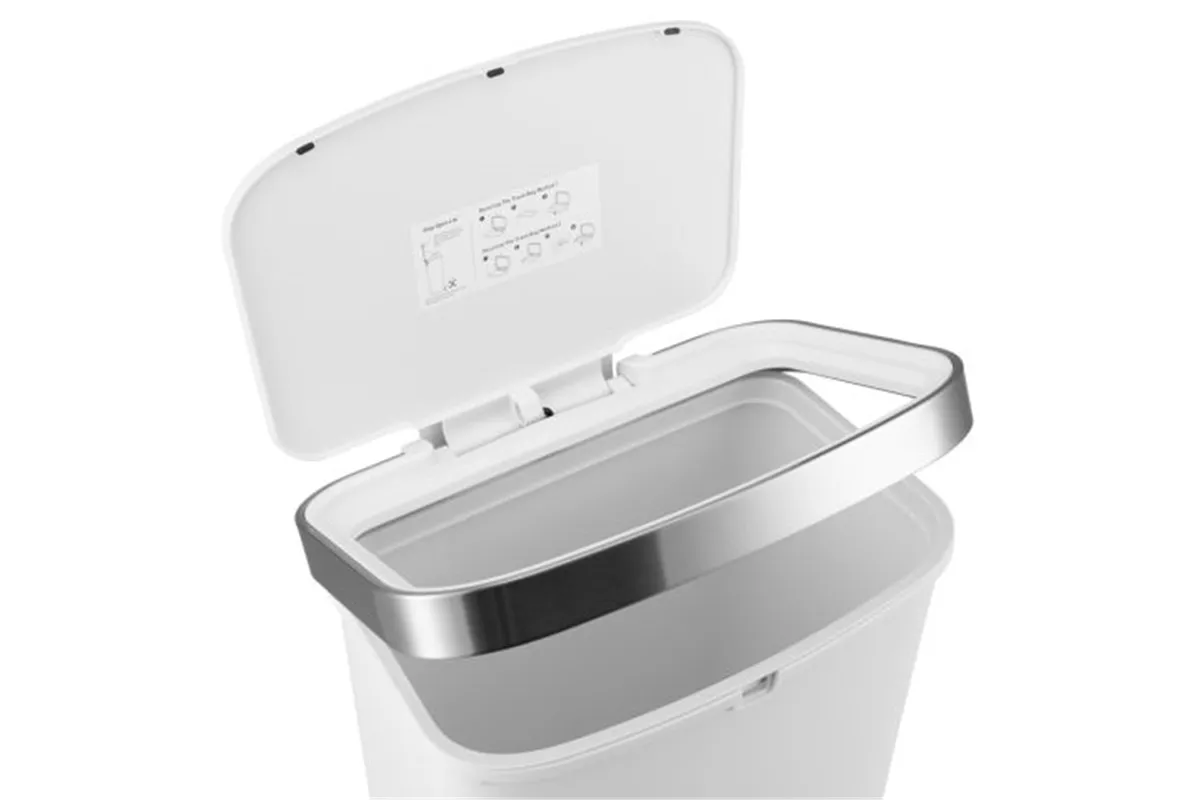 Kosz pedałowy MERIDA ECO PAPER, pojemność 50 l, tworzywo sztuczne, biały
 Merida KJB410