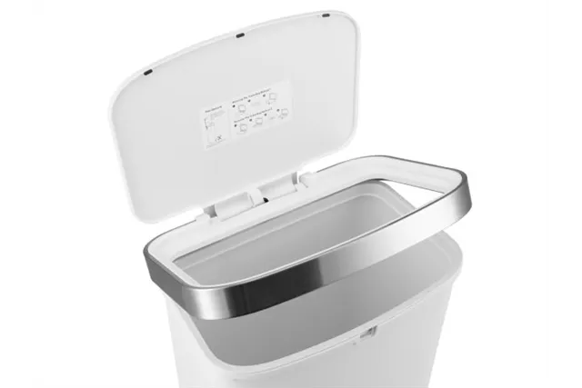 Kosz pedałowy MERIDA ECO PAPER, pojemność 50 l, tworzywo sztuczne, biały
 Merida KJB410