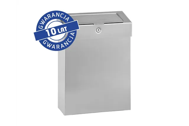 Kosz do damskich toalet MERIDA STELLA, pojemność 10 l, stal matowa
 Merida KSM305