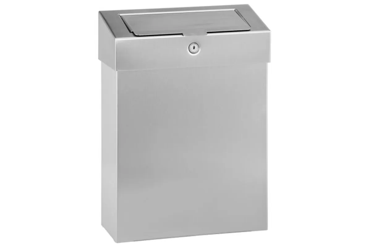 Kosz do damskich toalet MERIDA STELLA, pojemność 10 l, stal matowa
 Merida KSM305