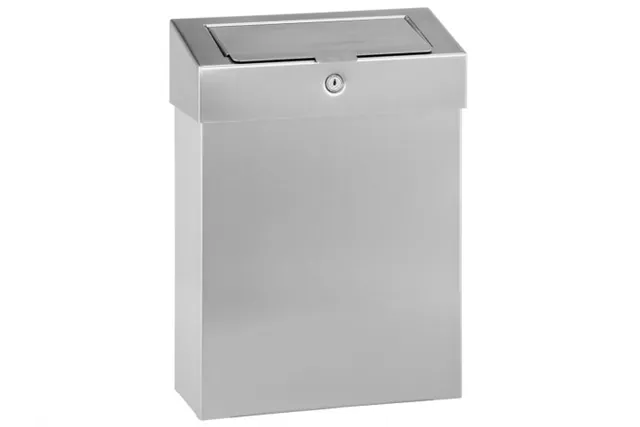 Kosz do damskich toalet MERIDA STELLA, pojemność 10 l, stal matowa
 Merida KSM305