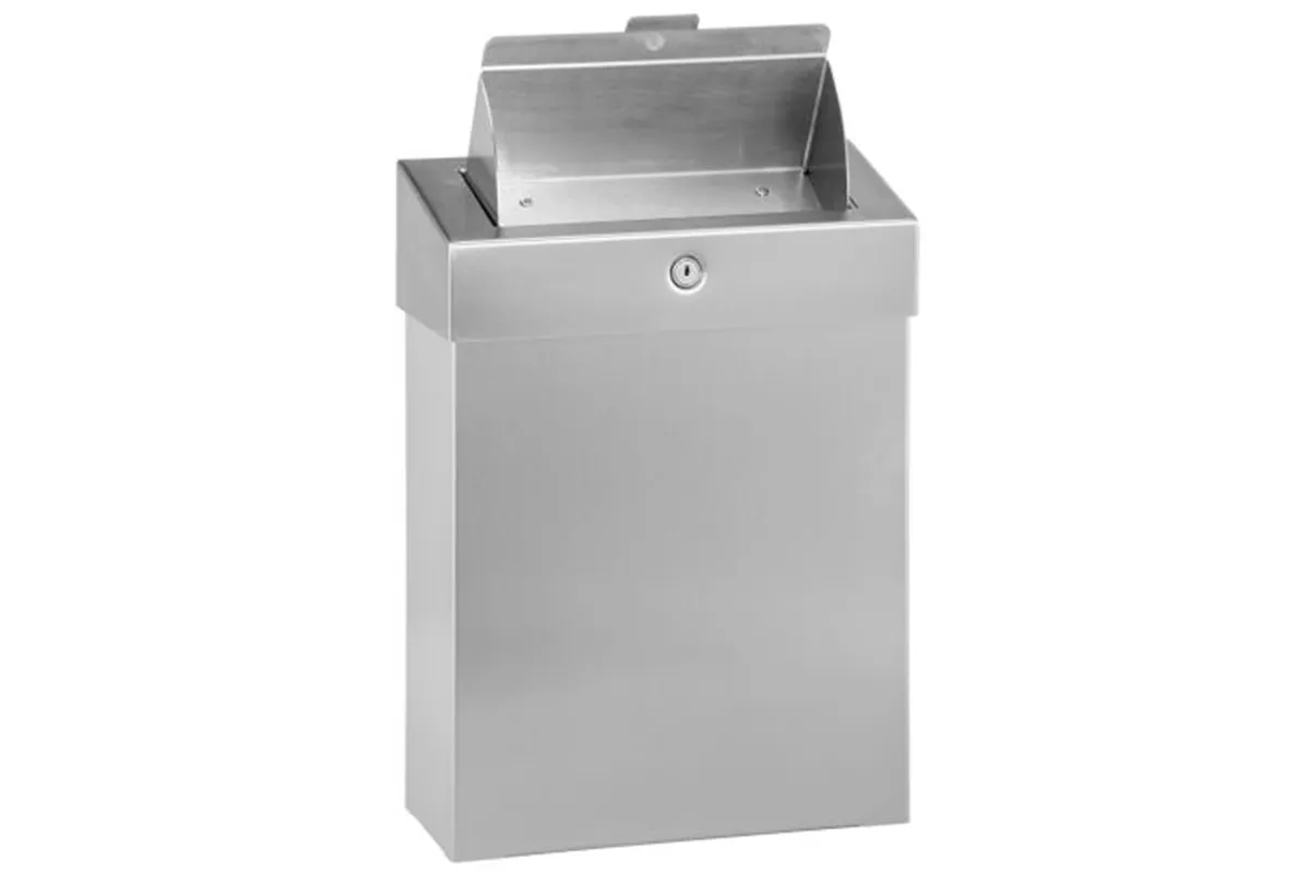 Kosz do damskich toalet MERIDA STELLA, pojemność 10 l, stal matowa
 Merida KSM305