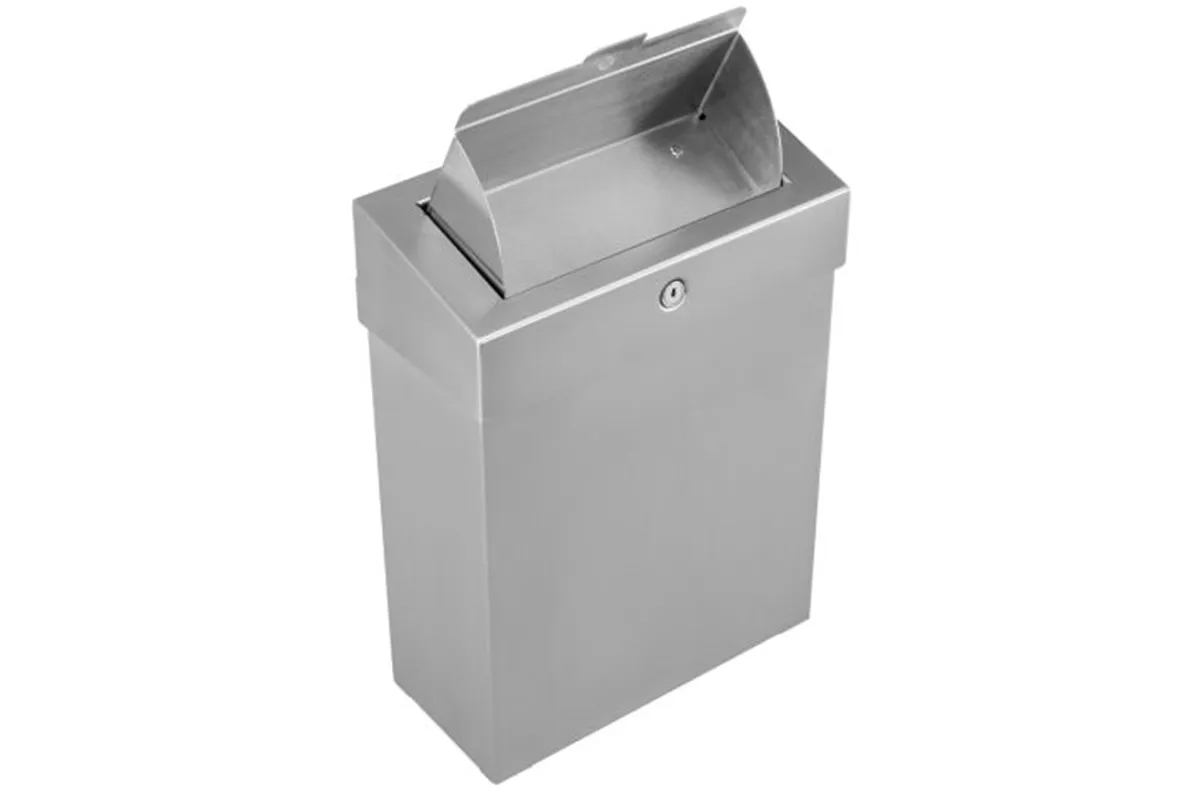 Kosz do damskich toalet MERIDA STELLA, pojemność 10 l, stal matowa
 Merida KSM305