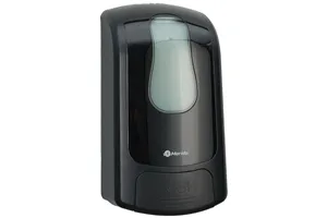 Dozownik mydła w płynie MERIDA ONE, pojemność zbiornika 1000 ml, tworzywo ABS, czarny
 Merida DEC103