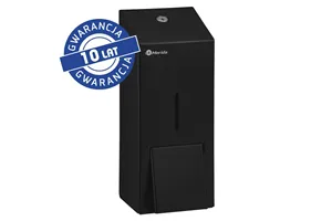 Dozownik mydła w płynie MERIDA STELLA BLACK LINE MAXI, pojemność zbiornika 800 ml, czarny
 Merida DSC106