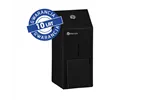 Dozownik mydła w płynie MERIDA STELLA BLACK LINE MINI, pojemność zbiornika 400 ml, czarny
 Merida DSC102