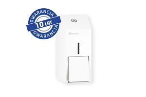 Dozownik mydła w płynie MERIDA STELLA WHITE LINE MINI, pojemność zbiornika 400 ml, biały
 Merida DSB105