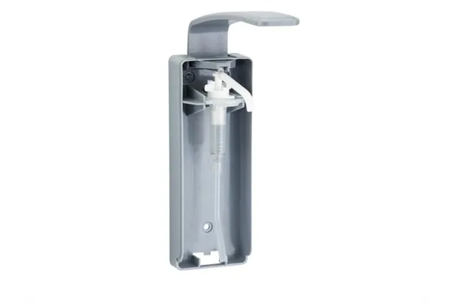 Dozownik z przyciskiem łokciowym na wkłady 500 ml, z tacką ociekową, tworzywo ABS
 Merida D9PT