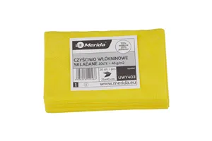 Czyściwo włókninowe w listkach, ŻÓŁTE, 25 x 40 cm, paczka 20 szt.
 Merida UWY403