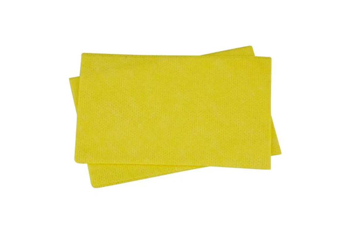 Czyściwo włókninowe w listkach, ŻÓŁTE, 25 x 40 cm, paczka 20 szt.
 Merida UWY403