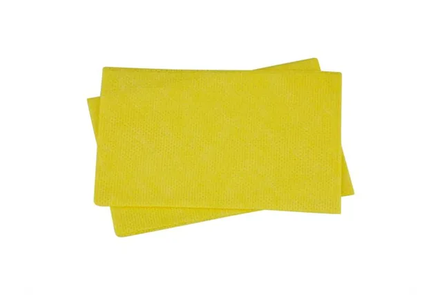 Czyściwo włókninowe w listkach, ŻÓŁTE, 25 x 40 cm, paczka 20 szt.
 Merida UWY403
