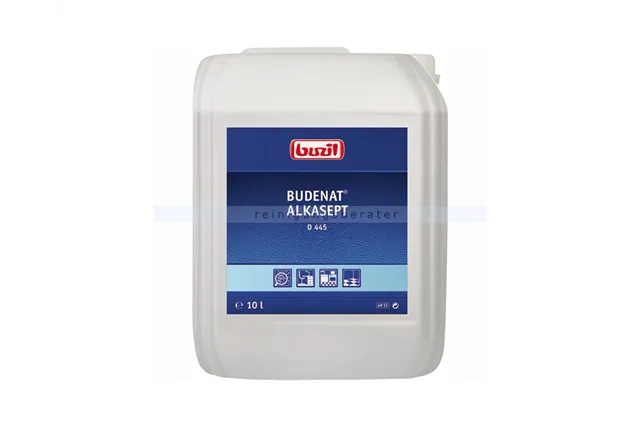 D445 Budenat Alkasept 10 l wysoko alkaliczny środek myjąco-dezynf., do branży spożywczej
 Merida NBD605