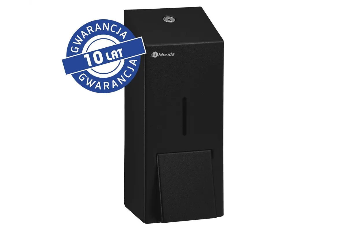 Dozownik mydła w pianie MERIDA STELLA BLACK LINE MAXI na jednorazowe wkłady 700 g, czarny
 Merida DSC206