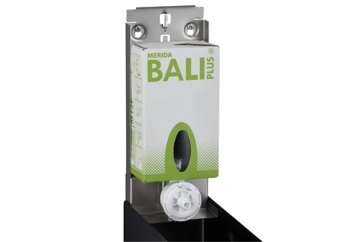 Dozownik mydła w pianie MERIDA STELLA BLACK LINE MAXI na jednorazowe wkłady 700 g, czarny
 Merida DSC206