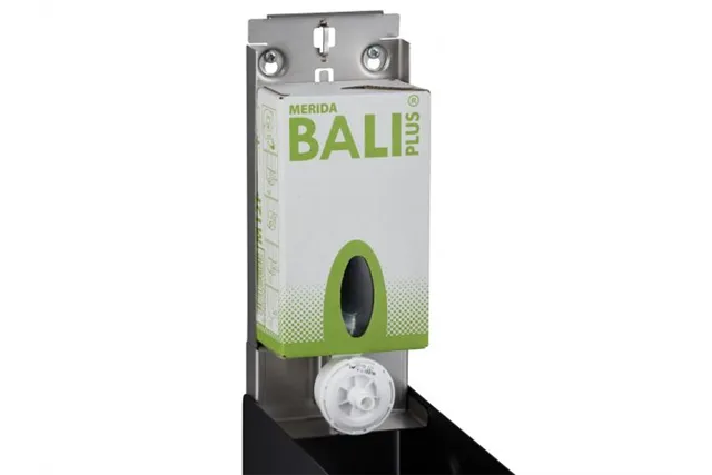 Dozownik mydła w pianie MERIDA STELLA BLACK LINE MAXI na jednorazowe wkłady 700 g, czarny
 Merida DSC206