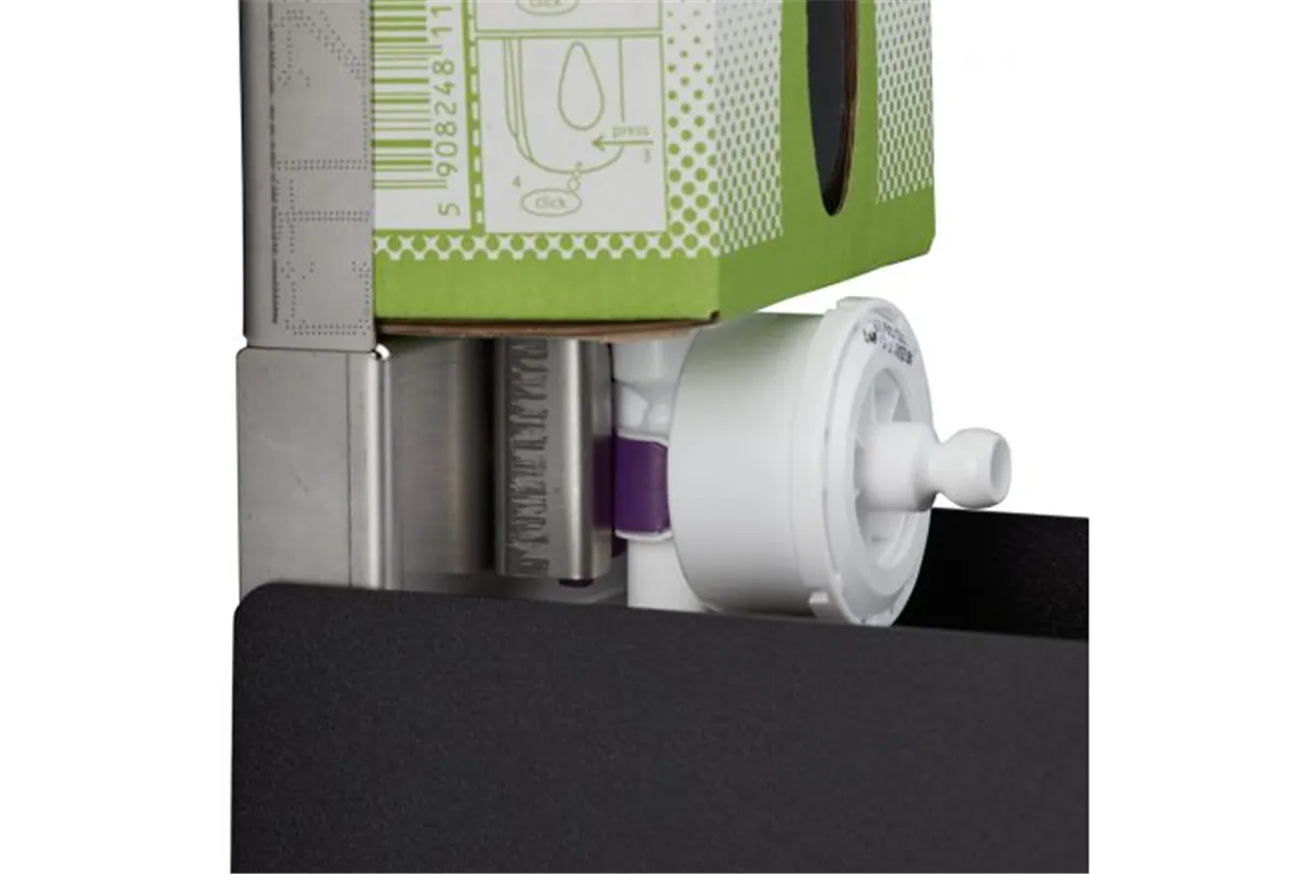 Dozownik mydła w pianie MERIDA STELLA BLACK LINE MAXI na jednorazowe wkłady 700 g, czarny
 Merida DSC206