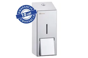 Dozownik mydła w pianie MERIDA STELLA MAXI, na jednorazowe wkłady 700 g z pompką spieniającą, stal polerowana
 Merida DSP206