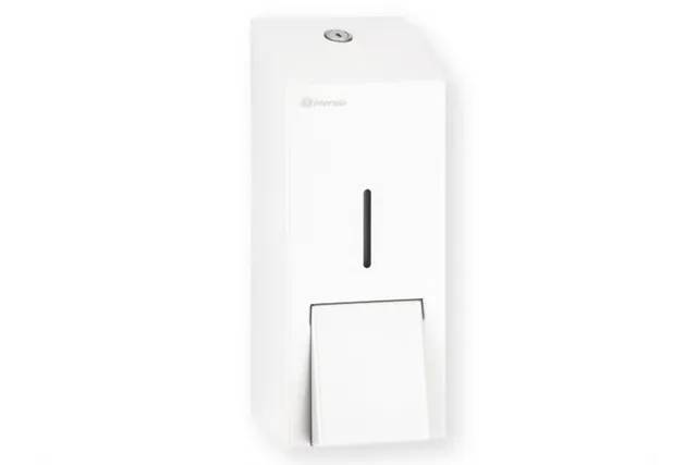 Dozownik mydła w pianie MERIDA STELLA WHITE LINE MAXI na jednorazowe wkłady 700 g, biały
 Merida DSB207