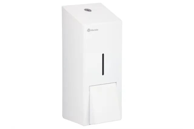 Dozownik mydła w pianie MERIDA STELLA WHITE LINE MAXI na jednorazowe wkłady 700 g, biały
 Merida DSB207