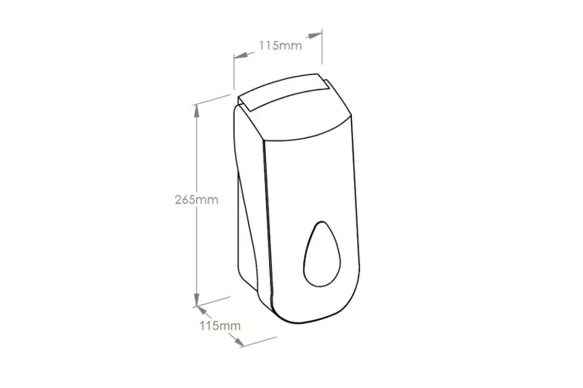 Dozownik mydła w pianie MERIDA UNIQUE JOY LINE
 Merida DUH201