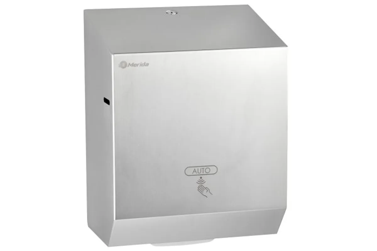 Automatyczny podajnik ręczników w rolach MERIDA STELLA Anti-FingerPrint AUTOMATIC MAXI, stal matowa z powłoką AFP
 CSM573