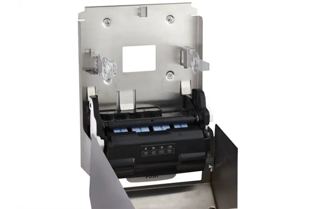 Automatyczny podajnik ręczników w rolach MERIDA STELLA Anti-FingerPrint AUTOMATIC MAXI, stal matowa z powłoką AFP
 CSM573