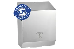 Automatyczny bezdotykowy podajnik ręczników papierowych w rolach MERIDA STELLA AUTOMATIC MAXI, stal polerowana
 Merida CSP503