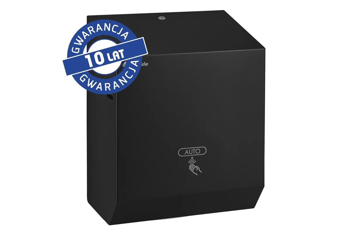 Automatyczny bezdotykowy podajnik ręczników papierowych w rolach MERIDA STELLA BLACK LINE AUTOMATIC MAXI, czarny
 Merida CSC503