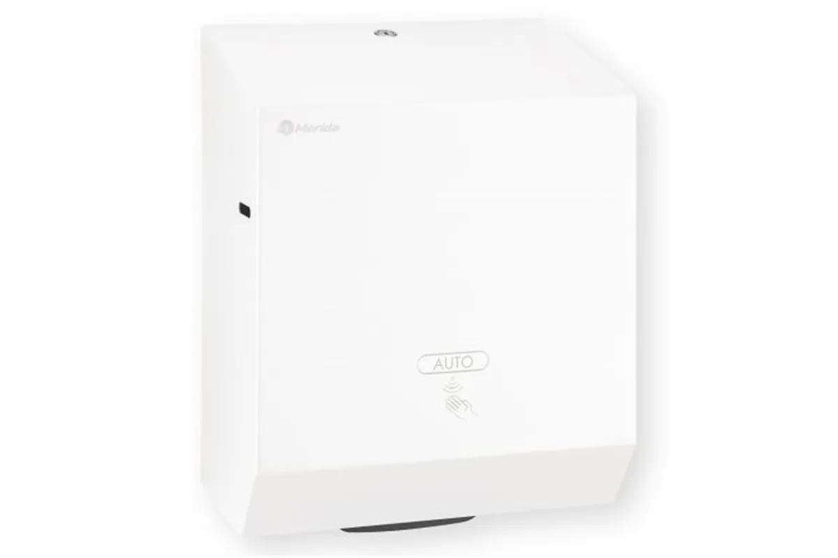 Automatyczny bezdotykowy podajnik ręczników papierowych w rolach MERIDA STELLA WHITE LINE AUTOMATIC MAXI, biały
 Merida CSB503