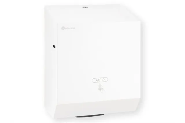 Automatyczny bezdotykowy podajnik ręczników papierowych w rolach MERIDA STELLA WHITE LINE AUTOMATIC MAXI, biały
 Merida CSB503