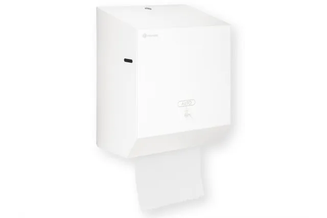 Automatyczny bezdotykowy podajnik ręczników papierowych w rolach MERIDA STELLA WHITE LINE AUTOMATIC MAXI, biały
 Merida CSB503