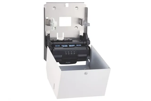 Automatyczny bezdotykowy podajnik ręczników papierowych w rolach MERIDA STELLA WHITE LINE AUTOMATIC MAXI, biały
 Merida CSB503