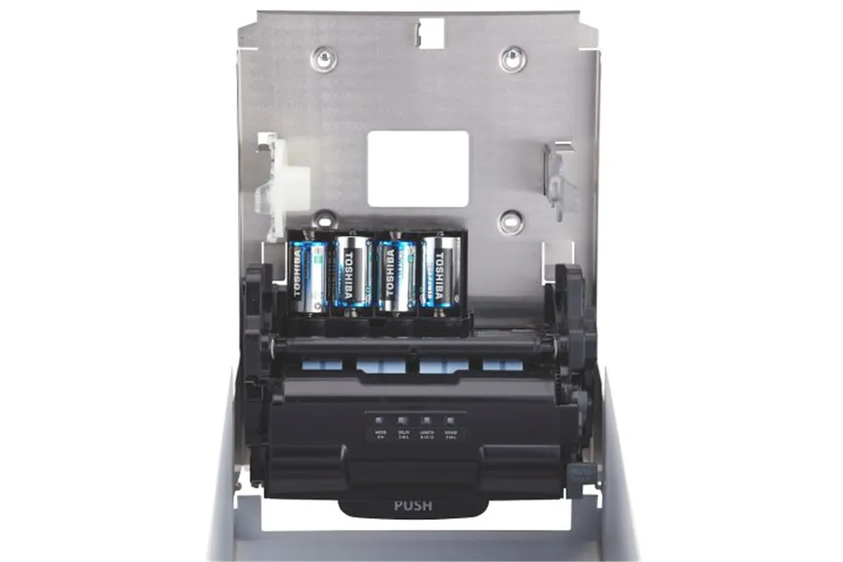 Automatyczny bezdotykowy podajnik ręczników papierowych w rolach MERIDA STELLA WHITE LINE AUTOMATIC MAXI, biały
 Merida CSB503