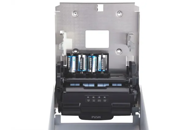 Automatyczny bezdotykowy podajnik ręczników papierowych w rolach MERIDA STELLA WHITE LINE AUTOMATIC MAXI, biały
 Merida CSB503