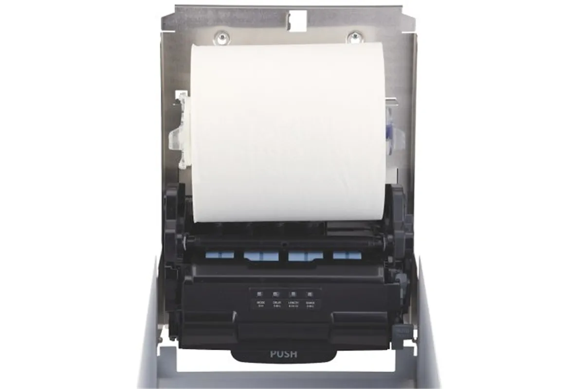 Automatyczny bezdotykowy podajnik ręczników papierowych w rolach MERIDA STELLA WHITE LINE AUTOMATIC MAXI, biały
 Merida CSB503